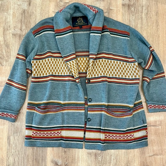 STS Ranchwear Tularosa Sweater Cardigan Grey - Picture 4 of 12